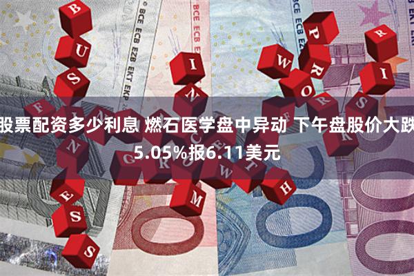 股票配资多少利息 燃石医学盘中异动 下午盘股价大跌5.05%报6.11美元