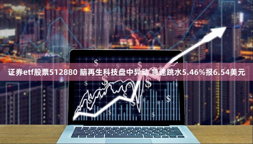 证券etf股票512880 脑再生科技盘中异动 急速跳水5.46%报6.54美元